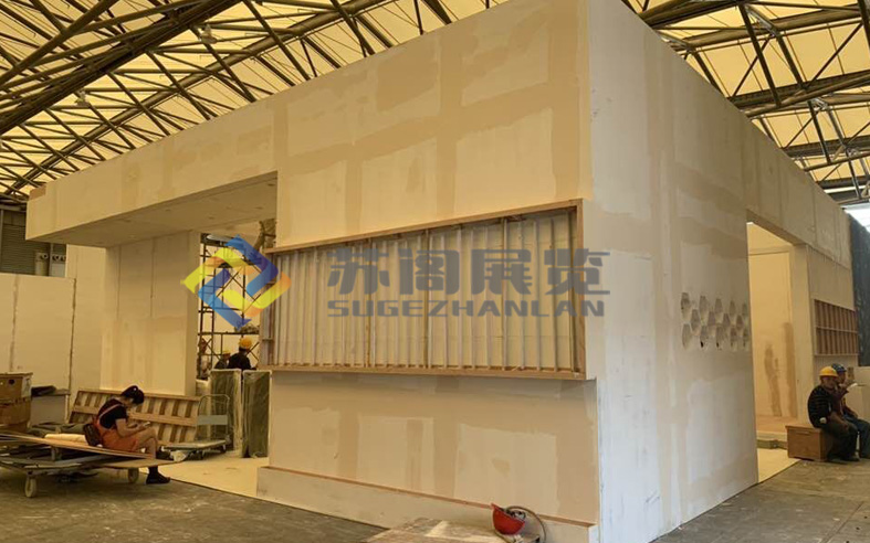 上海衛(wèi)浴展搭建現(xiàn)場